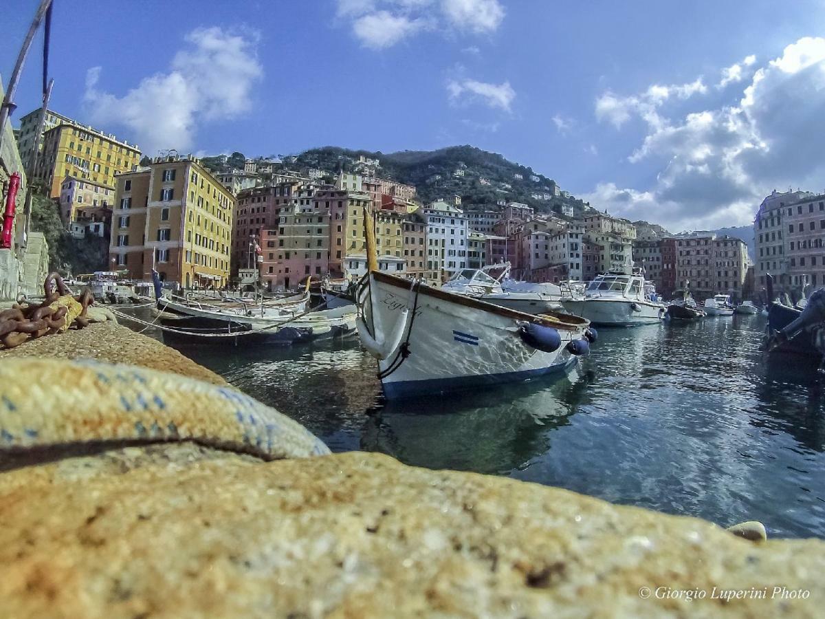 La Casa Di Francy Apartment Camogli Bagian luar foto